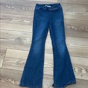 Tinseltown Dark Blue Flare Jeans